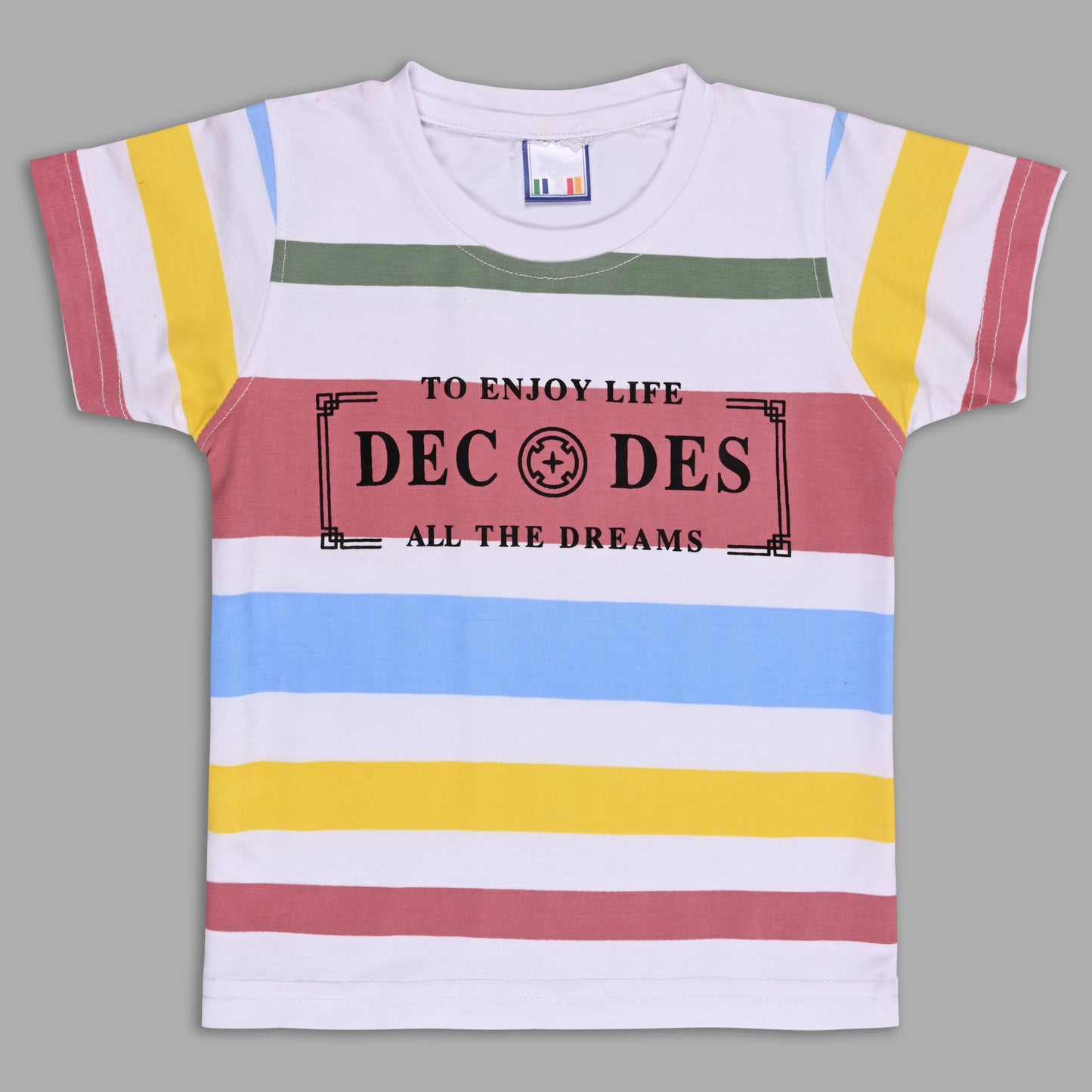 Boys Printed Cotton T-shirt and Shorts Casual Set btp846