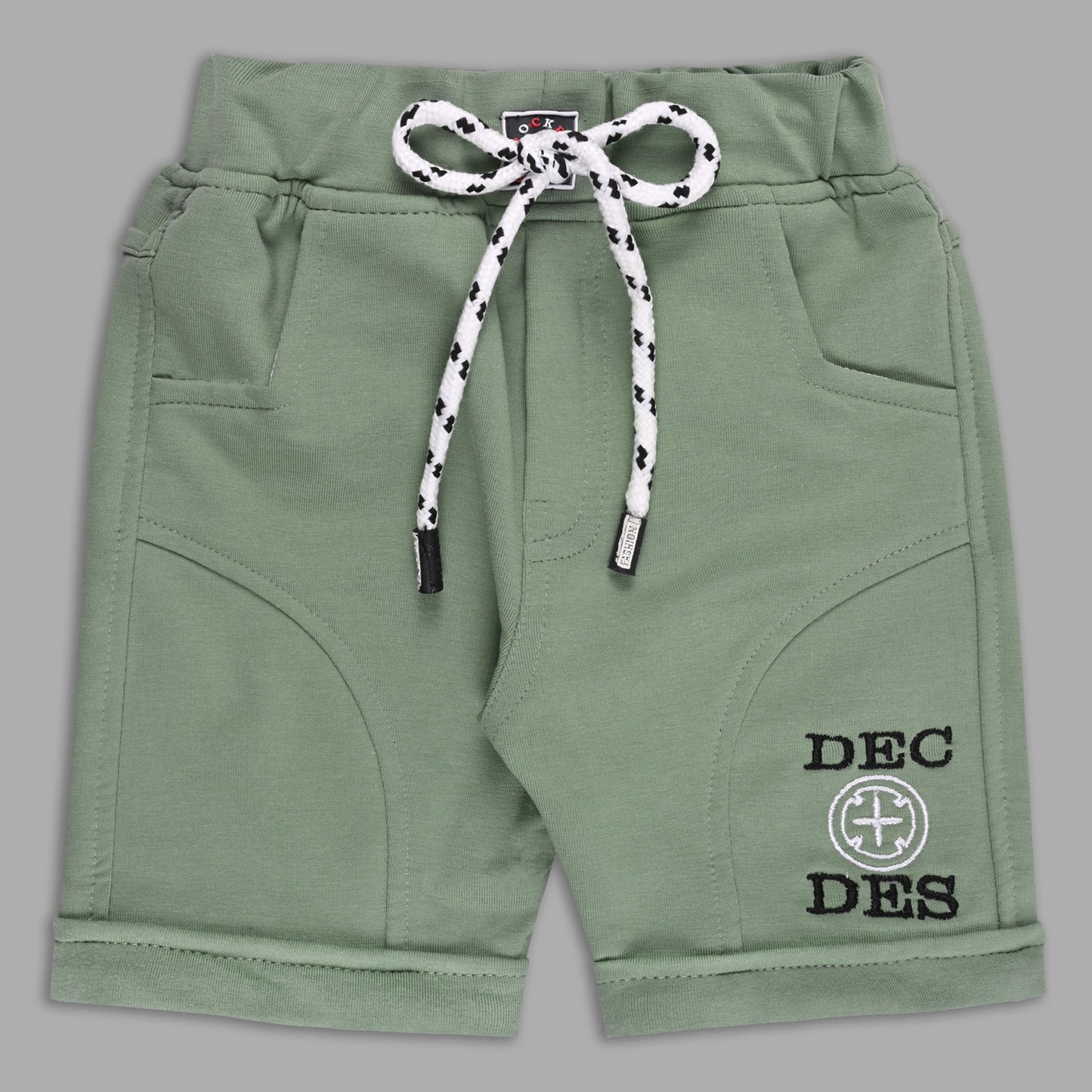 Boys Printed Cotton T-shirt and Shorts Casual Set btp846
