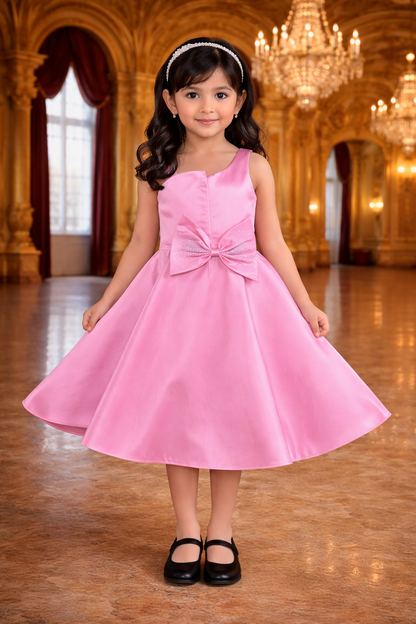 Girls Party Wear Fit and Flare Frock Dress