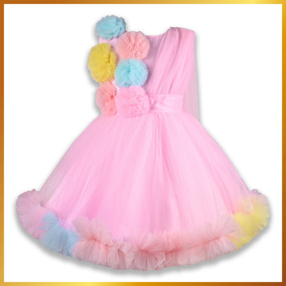 Premium Baby Girls Birthday Dresses Online | Girls Knee-Length Dress