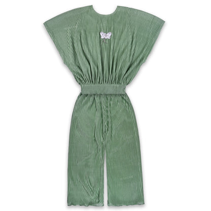 Girls Solid Top And Pant