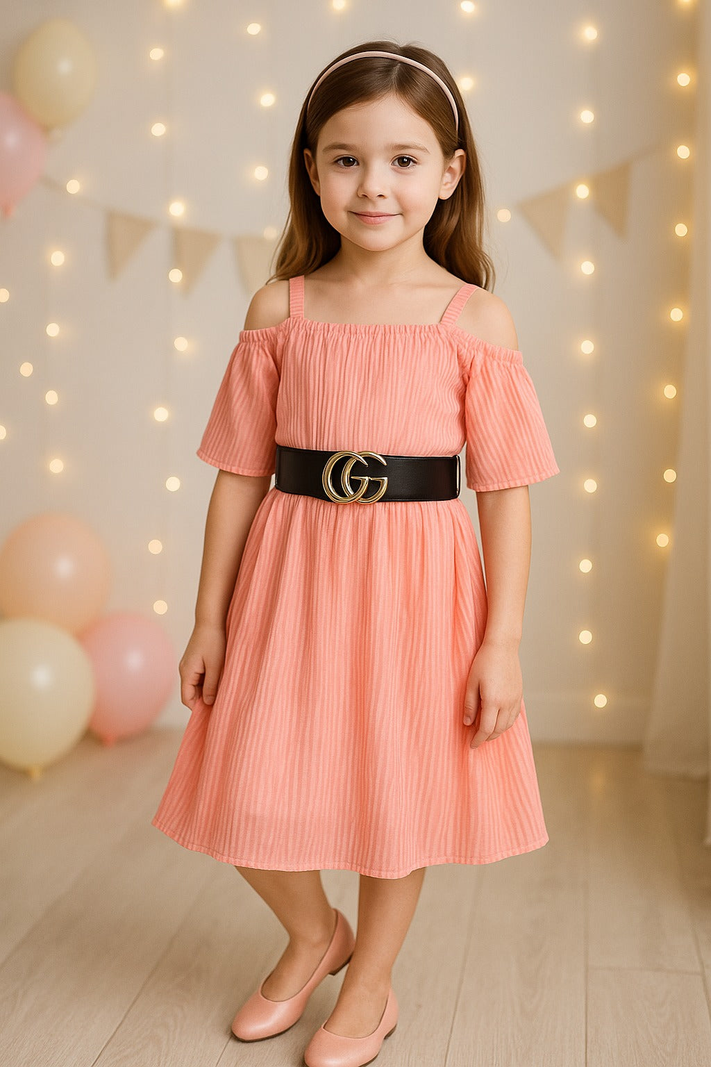Baby Girls Midi/Knee Length Party DressÂ csl968pch