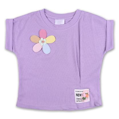 Girls Patchwork Designed T-Shirt