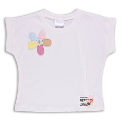 Girls Patchwork Designed T-Shirt