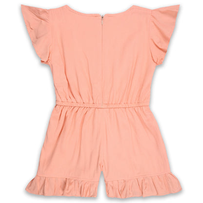 Girls Printed Cap Sleeve Fit and Flare Dress