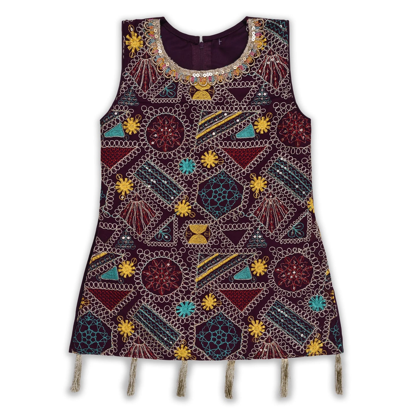 Elegant Georgette Ethnic Kurti Set with Palazzo & Dupatta