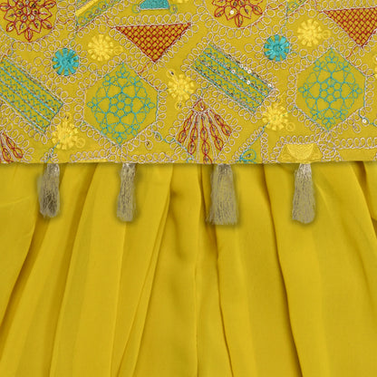 Elegant Georgette Ethnic Kurti Set with Palazzo & Dupatta