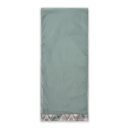 Elegant Satin Ethnic Kurti Set with Palazzo & Dupatta
