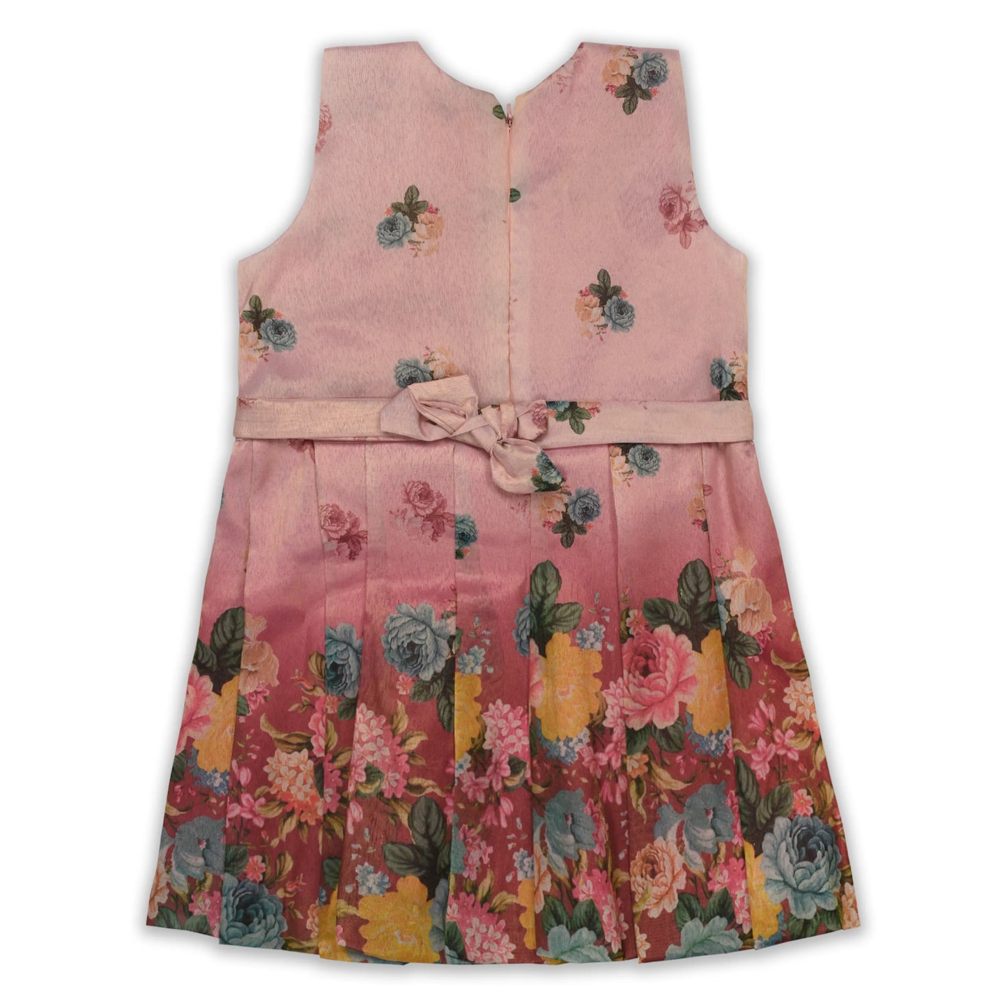 Elegant Georgette Floral Kurti Set with Palazzo & Dupatta