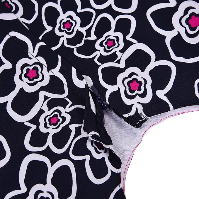 Girls Cotton Printed Sleeveless Frock with Bow – Summer Wear Dress