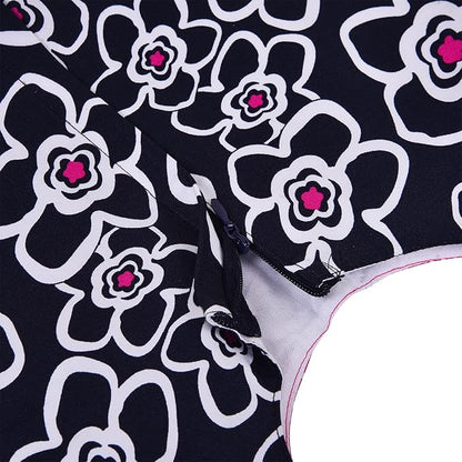 Girls Cotton Printed Sleeveless Frock with Bow – Summer Wear Dress