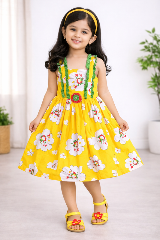 Baby Girls Graphic Print Dress