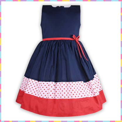 Buy Premium Baby Girls Cotton Polka Summer Dress Online