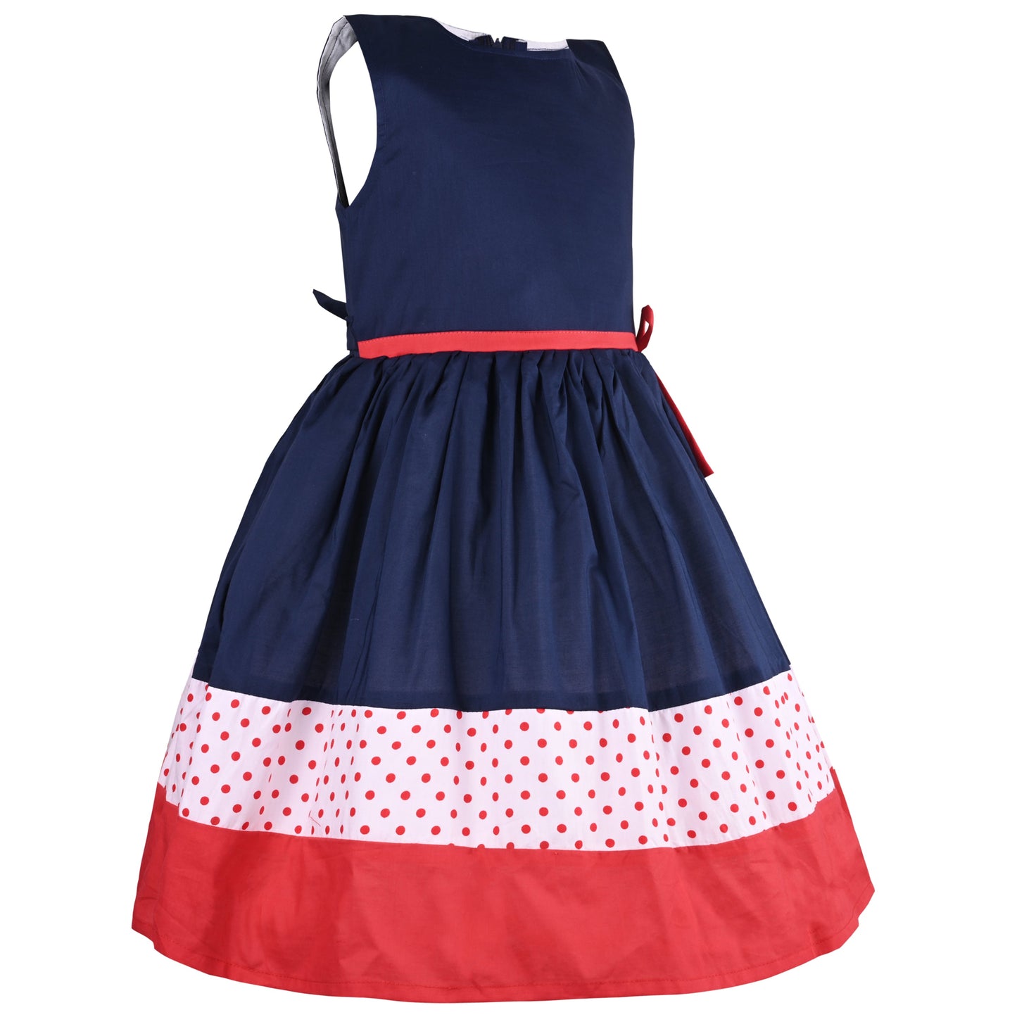 Buy Premium Baby Girls Cotton Polka Summer Dress Online