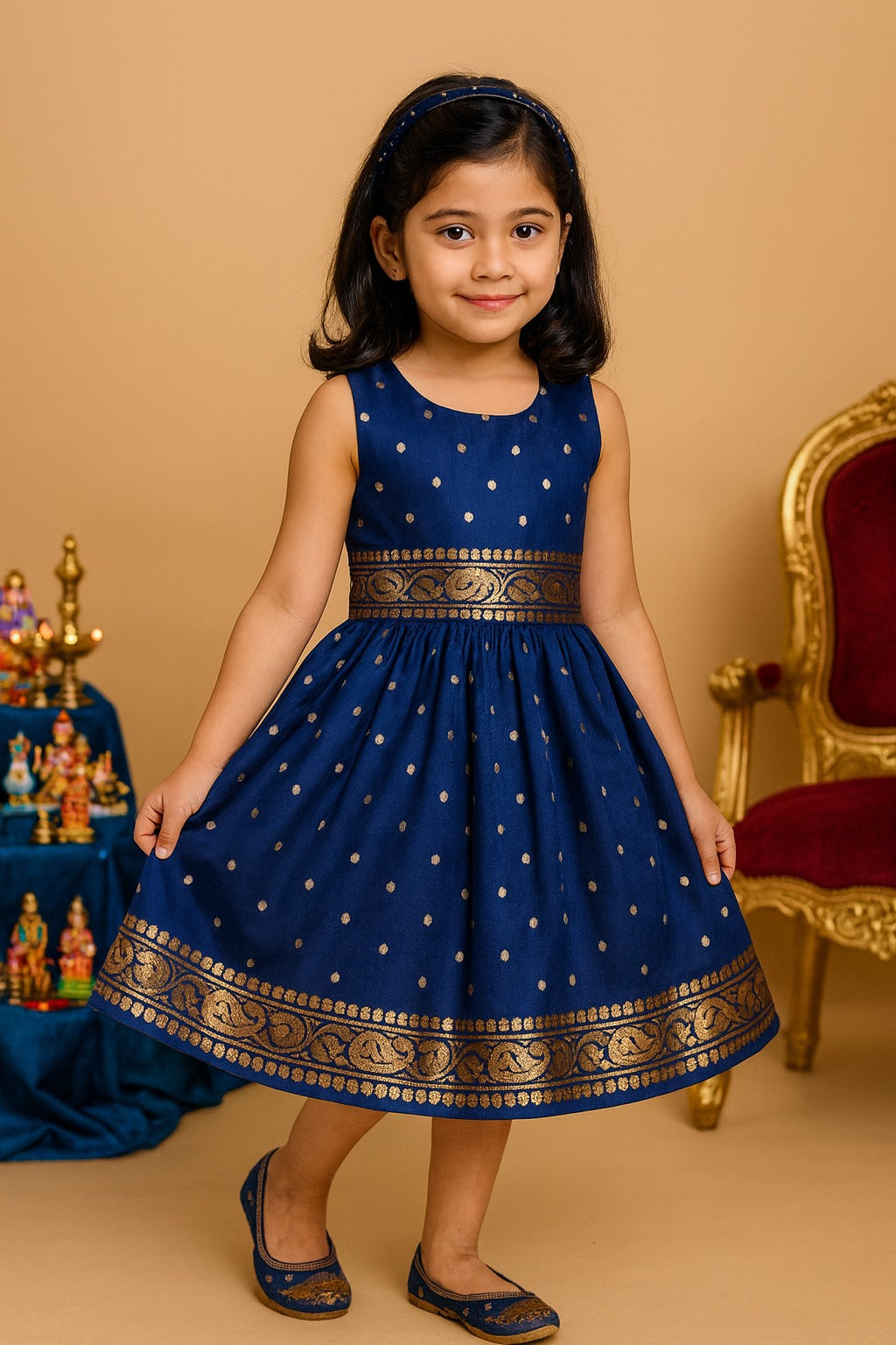 Buy Ethnic Dress for Girls | Baby Girls Wedding Dress & Frocks Online | Girls Pongal Dress
