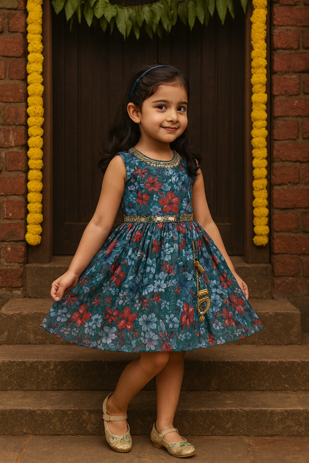Buy Ethnic Dress for Girls | Baby Girls Wedding Dress & Frocks Online | Girls Pongal Dress