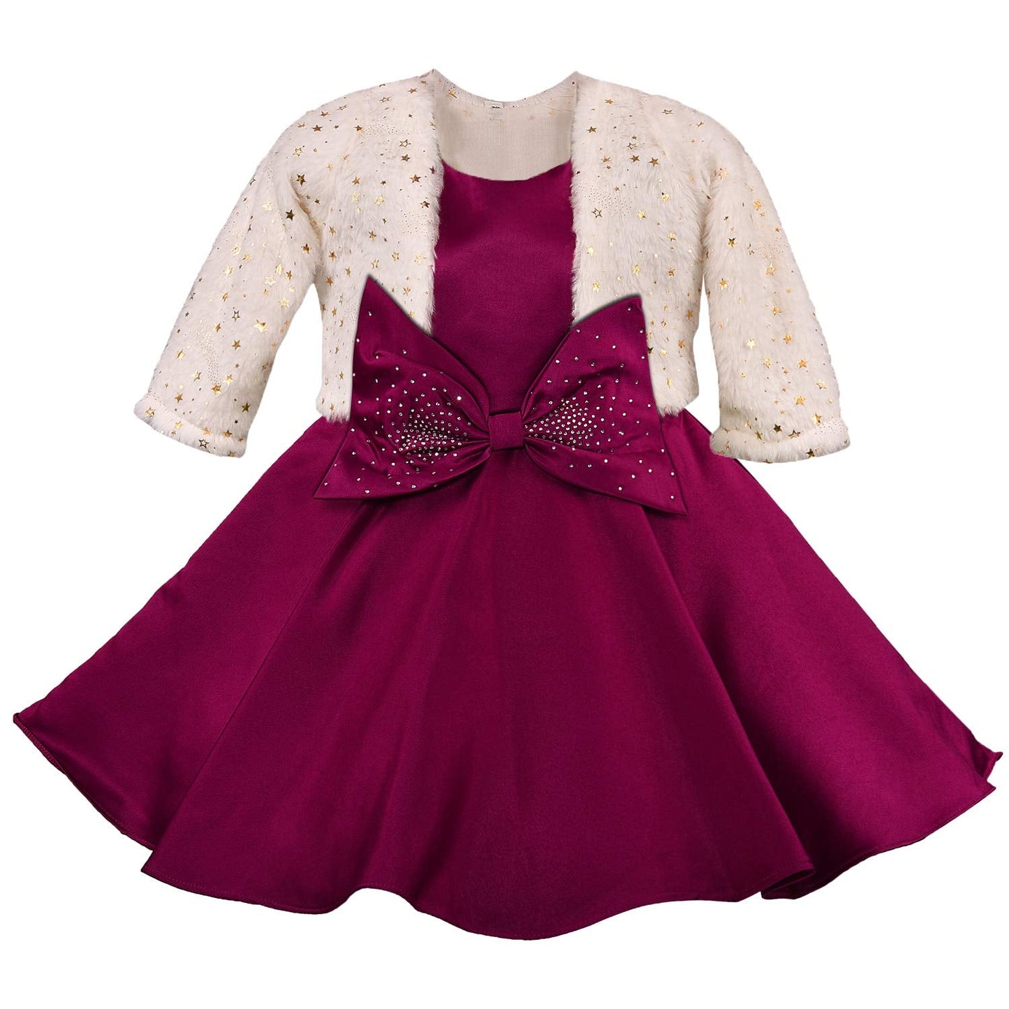 Girls Midi/Knee Length Party Dress