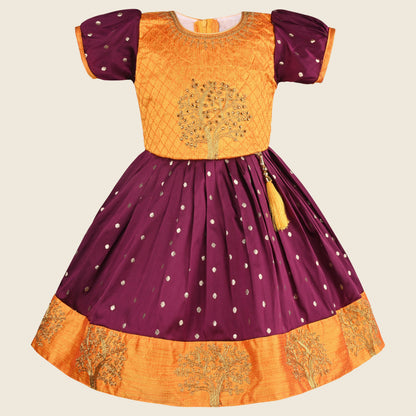 Buy Ethnic Dress for Girls | Baby Girls Wedding Dress & Frocks Online | Girls Pongal Dress