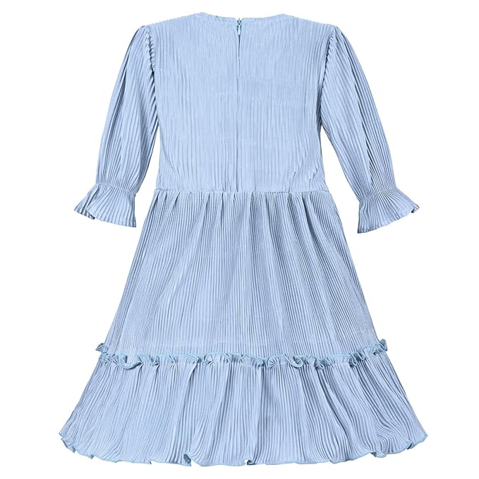Girls Tiered Hem Casual Dress
