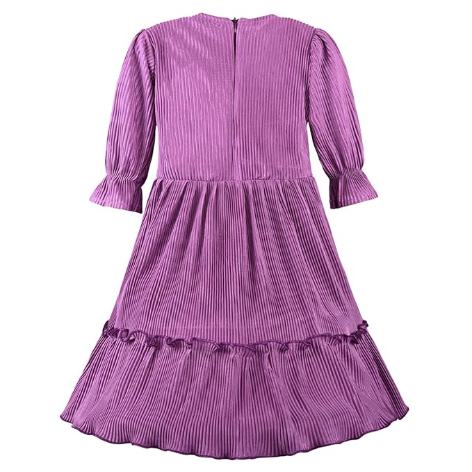 Girls Tiered Hem Casual Dress