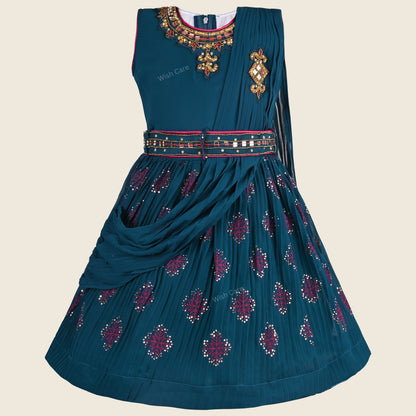 Buy Ethnic Dress for Girls | Baby Girls Wedding Dress & Frocks Online | Girls Pongal Dresses
