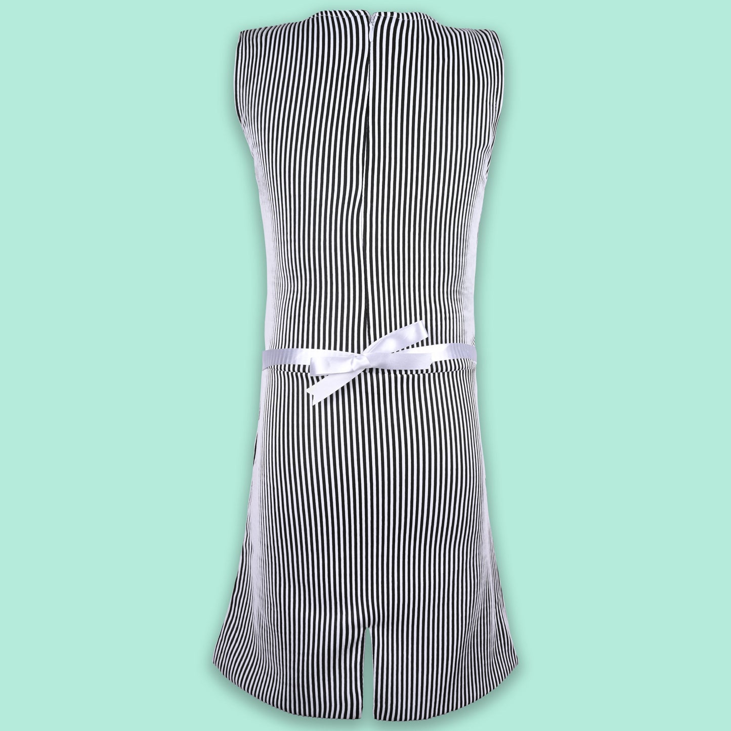 Jivzo Girls Striped Fit and Flare Frock Dress