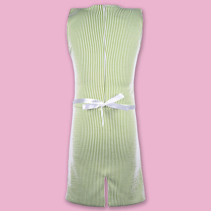 Jivzo Girls Striped Fit and Flare Frock Dress