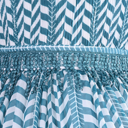 Girls Crochet Detail Chiffon Summer Dress