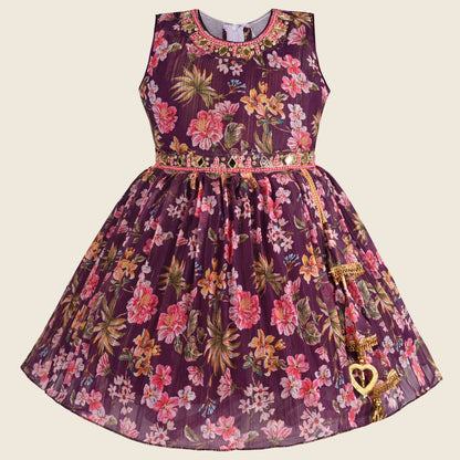 Buy Premium Baby Girls Floral Chiffon Summer Dress Online