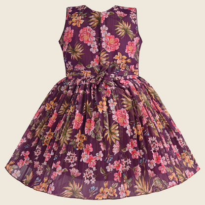 Buy Premium Baby Girls Floral Chiffon Summer Dress Online