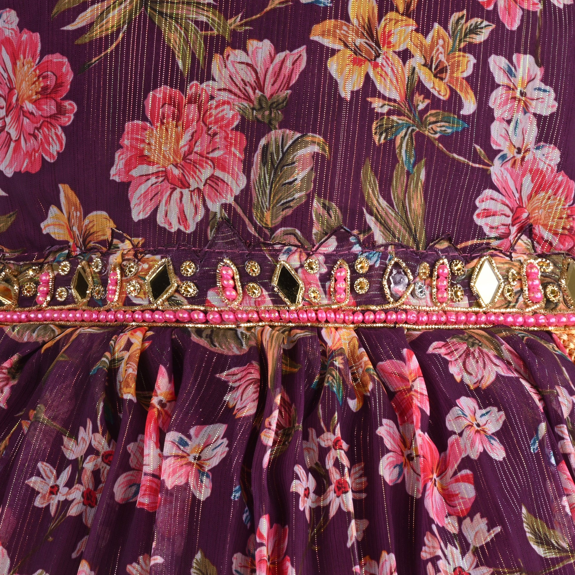 Buy Premium Baby Girls Floral Chiffon Summer Dress Online