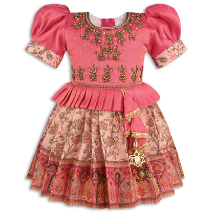 Buy Premium Baby Girls Wedding Dress Online | Festive Girls Frock | Girls Pongal Dress