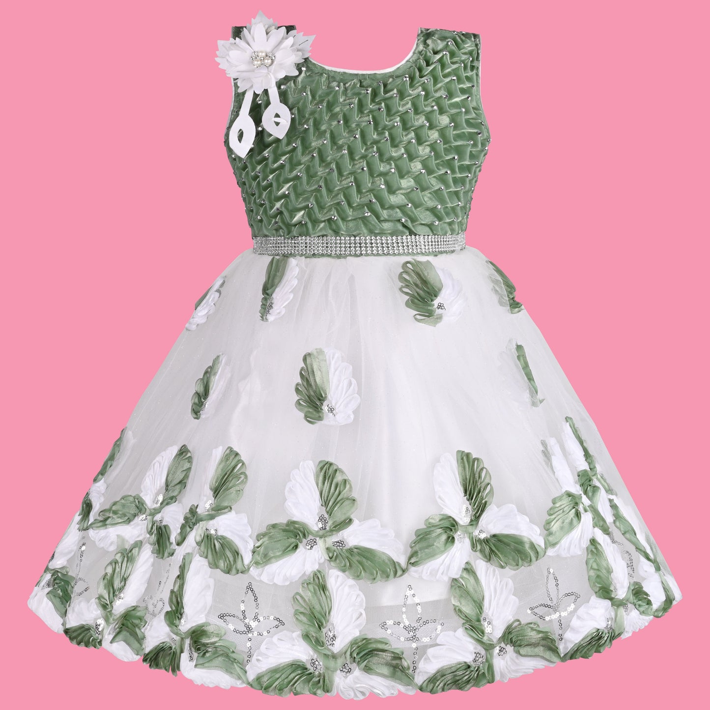 Baby Girls Party Frock Dress at Wholesale Price