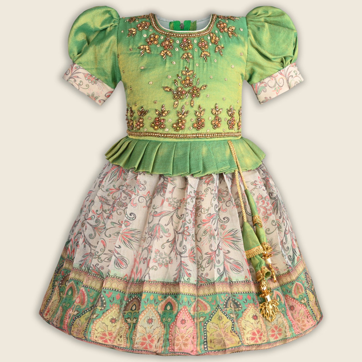 Buy Premium Baby Girls Wedding Dress Online | Festive Girls Frock | Girls Pongal Dress