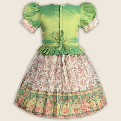 Buy Premium Baby Girls Wedding Dress Online | Festive Girls Frock | Girls Pongal Dress