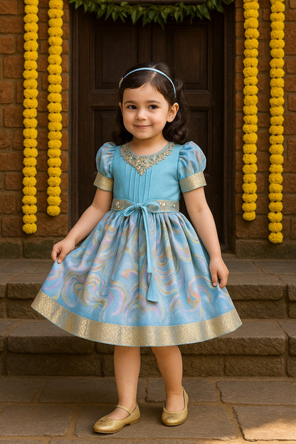 Buy Ethnic Dress for Girls | Baby Girls Wedding Dress & Frocks Online | Girls Pongal Dress