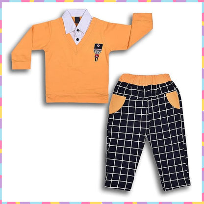 Jivzo Cotton Clothing Set for Baby Boys hfs598y