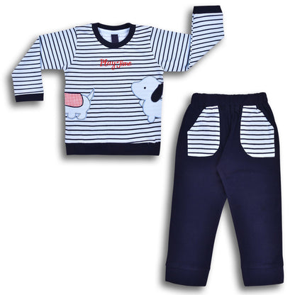 Jivzo Cotton Clothing Set for Baby Boys hfs601blu