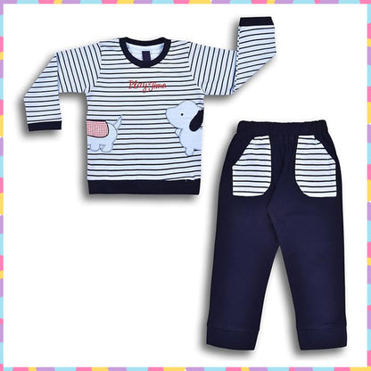 Jivzo Cotton Clothing Set for Baby Boys hfs601blu