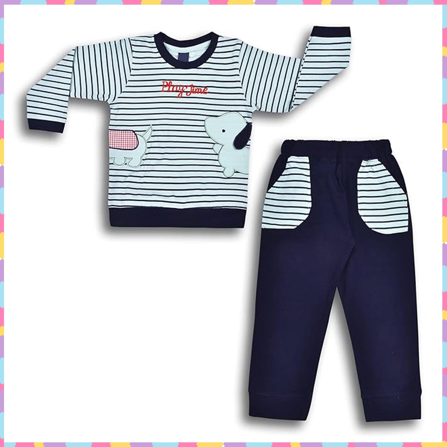 Jivzo Cotton Clothing Set for Baby Boys hfs601sg