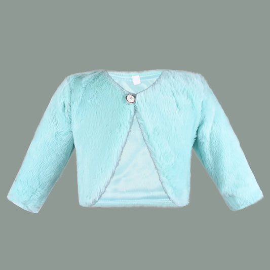 Baby Girls Winter Fur Shrug | Faux Fur Jacket