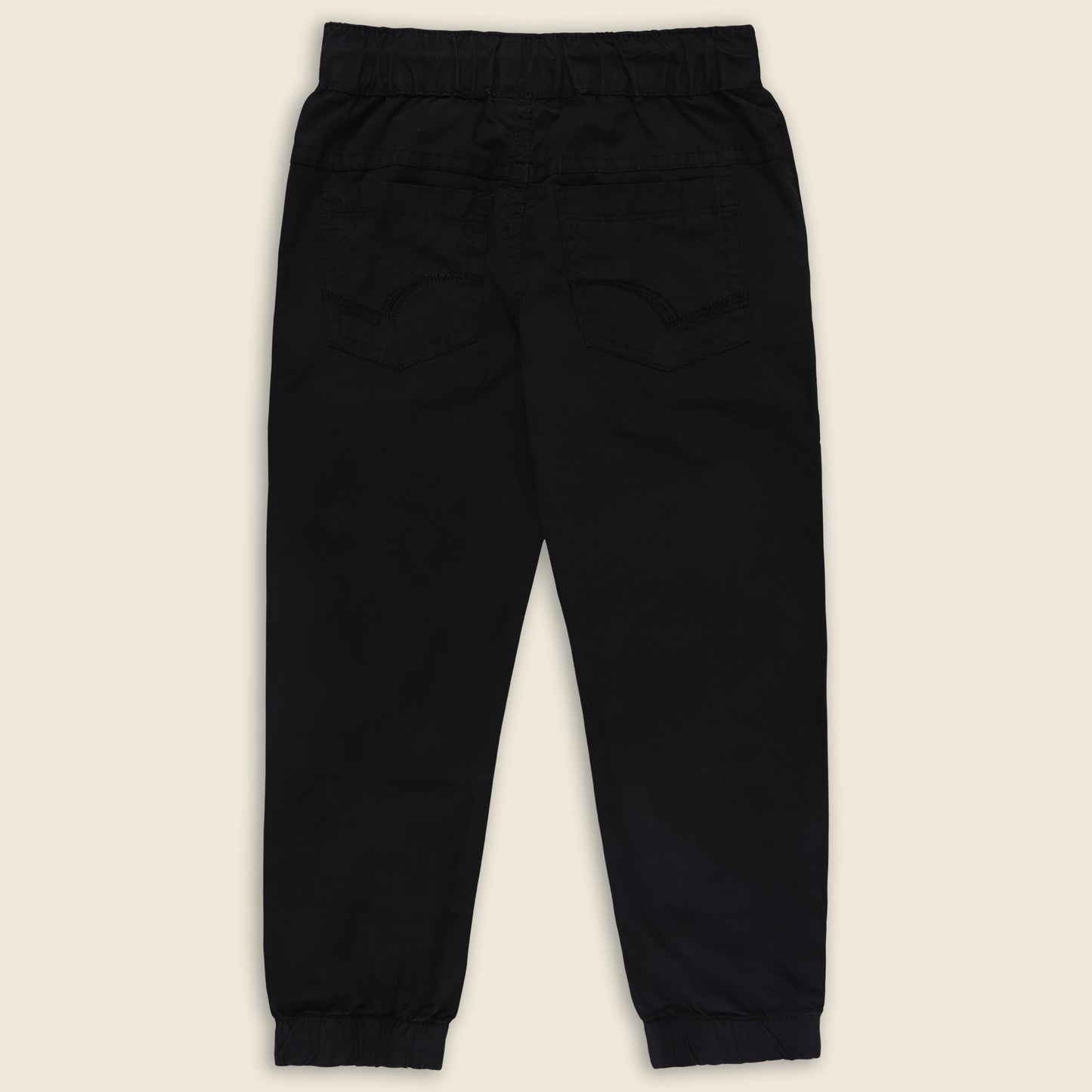 Boys Cotton Solid Tapered Fit Casual Jeans