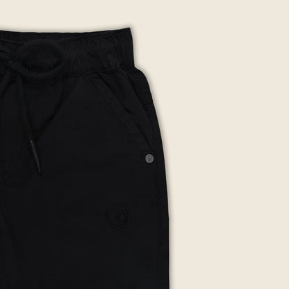 Boys Cotton Solid Tapered Fit Casual Jeans