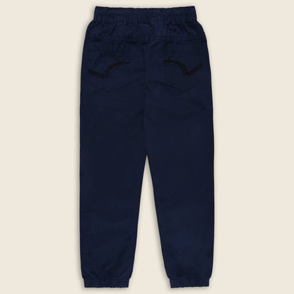 Boys Cotton Solid Tapered Fit Casual Jeans