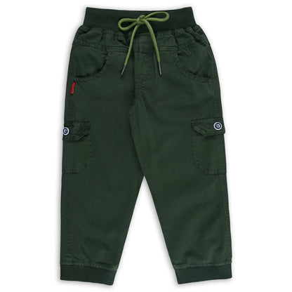 Boys Cotton Cargo Tapered Fit Trouser