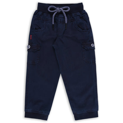 Boys Cotton Cargo Tapered Fit Trouser