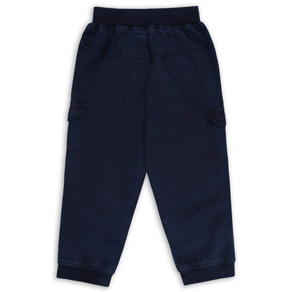 Boys Cotton Cargo Tapered Fit Trouser