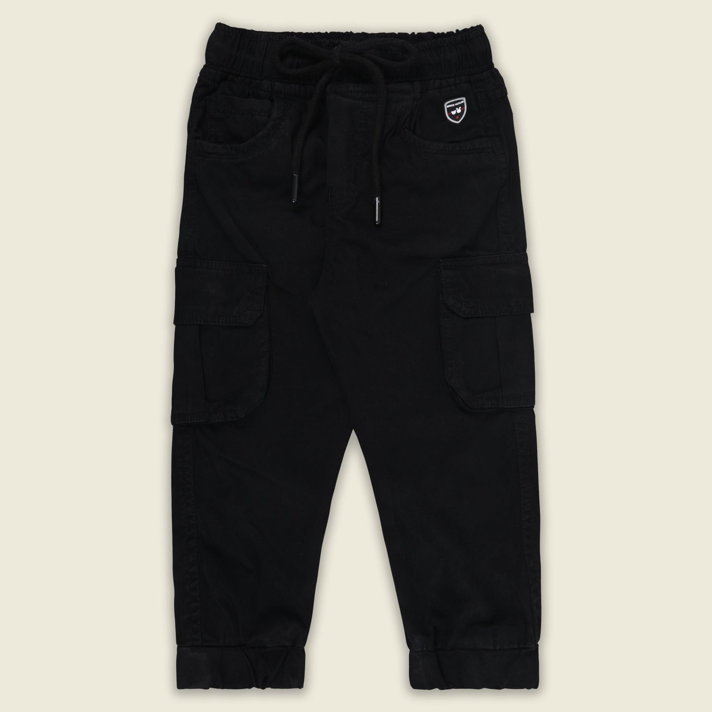 Boys Cotton Denim Cargo Joggers â€“ Soft & Stretchable Pants