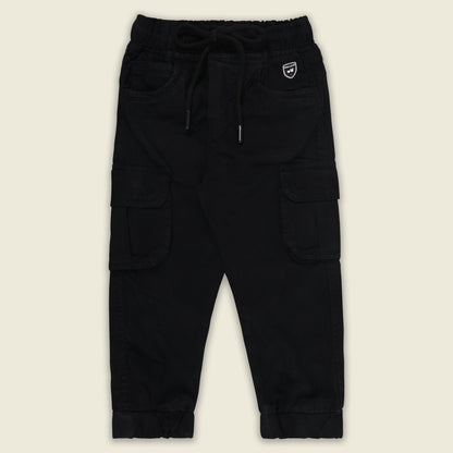 Boys Cotton Denim Cargo Joggers â€“ Soft & Stretchable Pants
