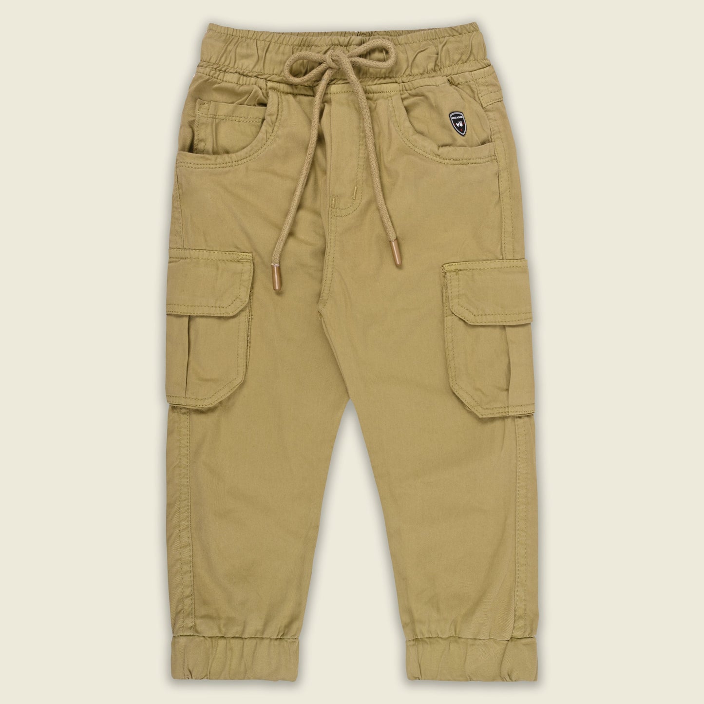 Boys Cotton Denim Cargo Joggers â€“ Soft & Stretchable Pants